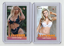 Leah Francis rare MH Lanceros #'d x/3 Tobacco card no. 476