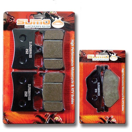 Brake pads for yamaha tdm - f+r,