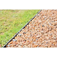 Flexible 10m Black Garden Lawn