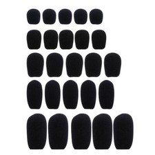 10pcs Black Microphone Headset
