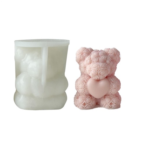 Silicone bear mould - bear, 3d