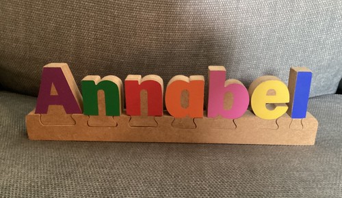 Annabel freestanding name - annabel,