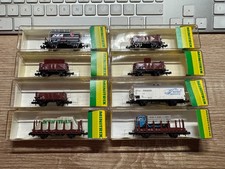 8 Minitrix N Freight Cars Very