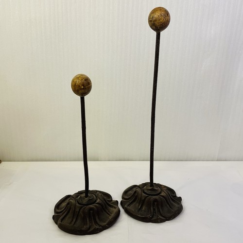 Rare pair antique cast - rare,