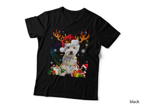Westie reindeer family - westie,