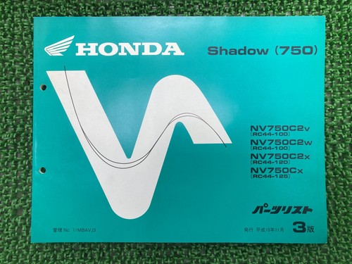 Shadow 750 parts list - shadow, 3rd
