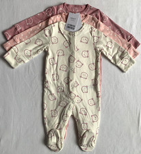 BNWT Baby Girls 3pk Pink Bear