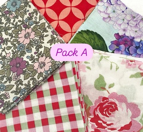 Patchwork fabric squares - patchwork,