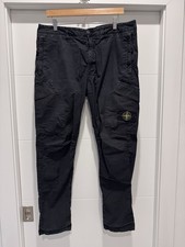 Stone Island Mens Black Cargo