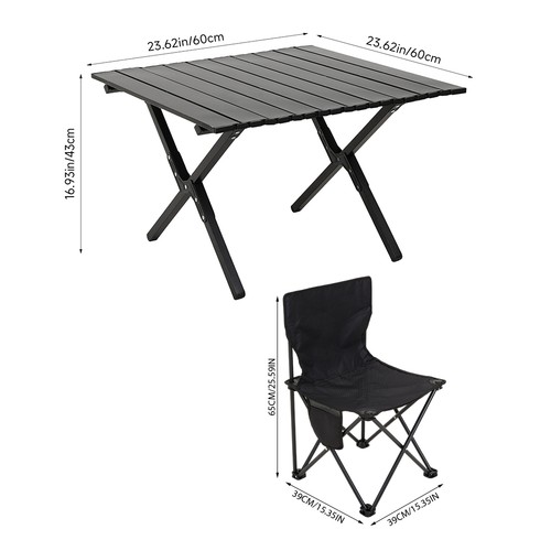 Folding camping table and - folding,