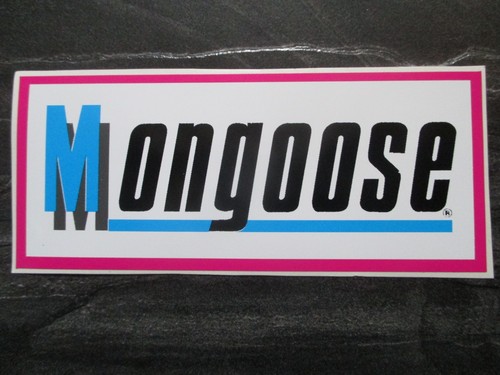 Mongoose bmx sticker - mongoose, old