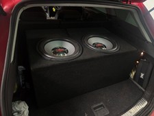 Rockford Fosgate RFP4412  X 2 Subwoofers In Custom Box