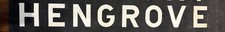 1969 Bristol area Bus blind destination - Hengrove