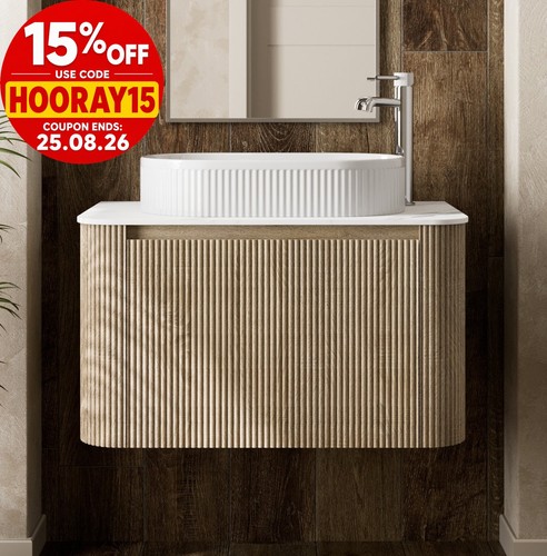 Foss wells fluted oak wall - foss,