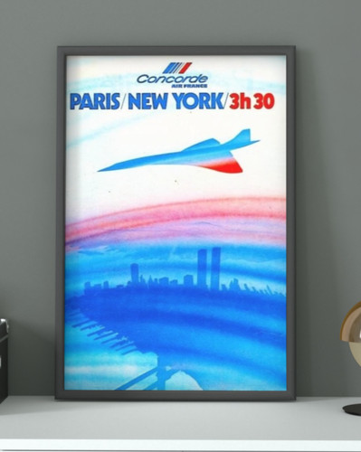 Concorde unframed wall - ,