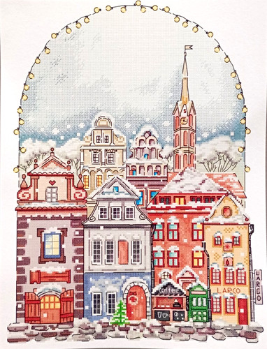 Houses the snow - in,