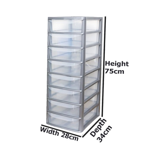 Plastic storage drawers - a4,