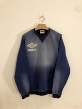 Vtg Umbro Crew Sweat Sweatshirt Drill Top Liam Gallagher 'New Blue' Collection