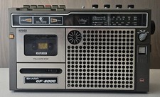Sharpe GF-6000 Radio Cassette Player Vintage 1970s Model