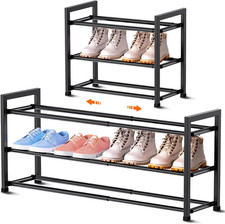 3-Tier Expandable Shoe Rack