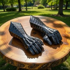 Medieval Mild Steel Gauntlets