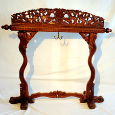 Handcarved Wooden Gong Stand