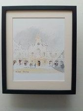 Hugh Casson print 'Peterhouse College, Cambridge'  Old Court  FRAMED