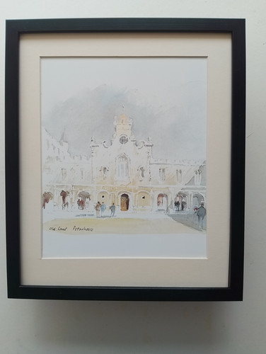 Hugh casson print peterhouse - print, 'peterhouse