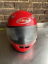 Suomy Motorcycle Helmut Red M Vandal