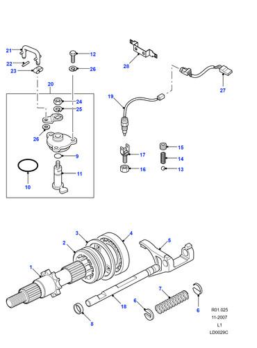 Land rover genuine switch fits - land,