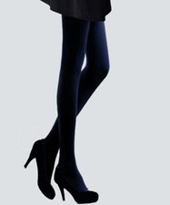 Ladies Girls Warm Thick 300 Denier Soft Warm Cosy Fleece Thermal Tights Navy