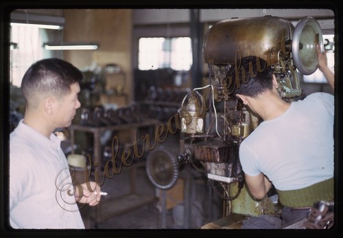 Japan factory men - factory, workers