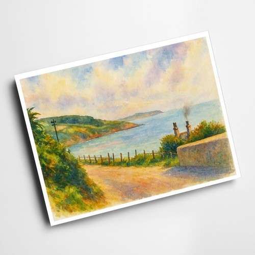 Print carbis bay looking - a6,