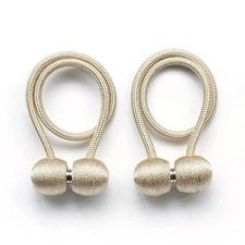 2x Strong Magnetic Curtain Tie