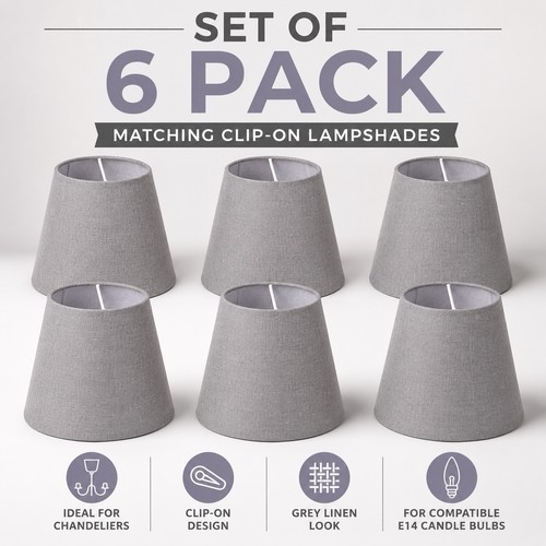 Color clip on - 6, lampshades