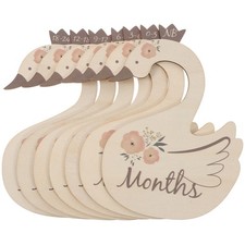 7 Pcs Wooden Baby Clothes Size