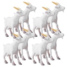  8 Pcs Sheep Figure Mini Goat