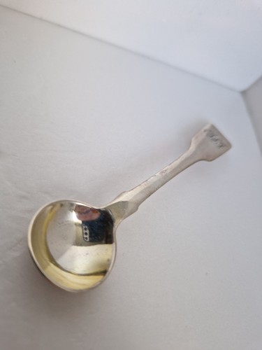 Sterling silver salt spoon - sterling,