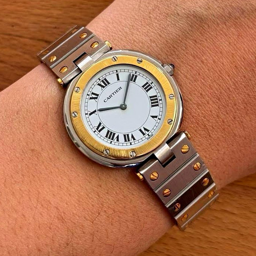 Cartier vendome steel 18k - cartier,