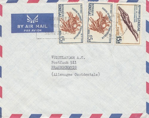 Senegal air mail brunswick - mail,