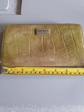 OSPREY Leather Wallet purse green 