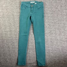 Emperial Teal Skinny Jeans size 1 Womens Colored Denim Pants Casual