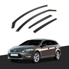 Ford Mondeo MK4 2007-2014 5 Door Estate Wind Deflectors 4pc Tinted