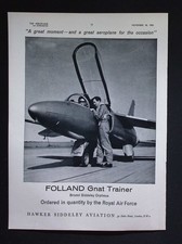 Original 1960 Advert Folland