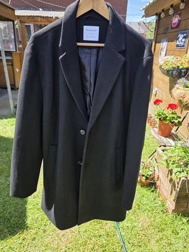 Primark black coat - black, coat.