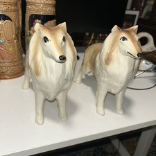 Vintage Collie Dog Porcelain