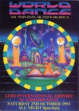 World Dance 1993 Rave Poster