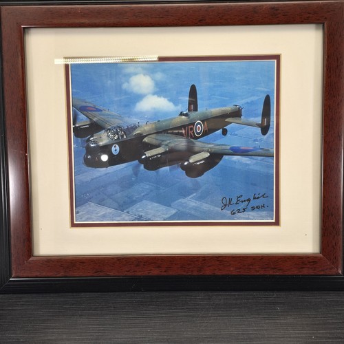 Signed avro lancaster raf - signed,