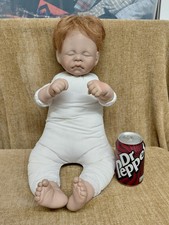 1983 Lee Middleton First Moments Sleeping Eyes Closed Newborn Baby Doll 22”