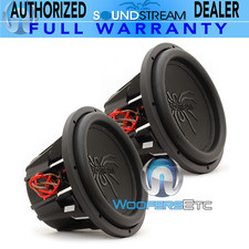 (2) SOUNDSTREAM T5.124 PRO SUBS 12" 4000W MAX DUAL 4-OHM SUBWOOFERS SPEAKERS NEW